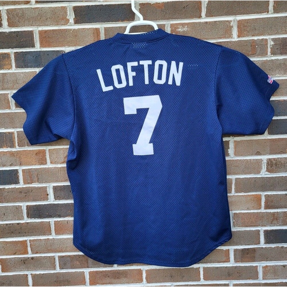 Vintage Cleveland Indians Lofton #7 Jersey Majestic Sz XL Made In USA - Picture 7 of 8